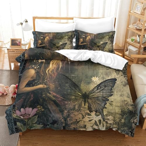 Housse de couette hypoallergénique oiseau pour peau sensible king - 3