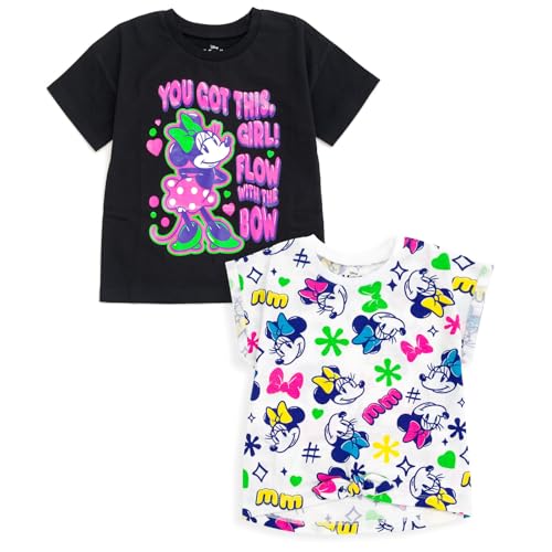Image of Disney Girls' 2-Pack Short Sleeve T-Shirts for Baby & Kids