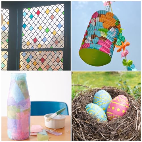 360 Blatt Seidenpapier Bunt, 36 Farben A4 Tissue Paper Seidenpapier zum Verpacken 16 g/m² Geschenkpapier für DIY Basteln Verpackung Weihnachten