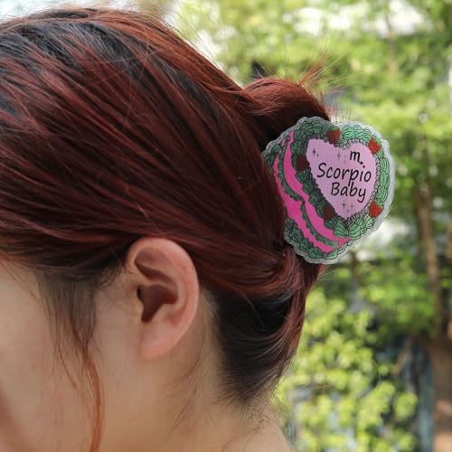 Personalized Scorpio Baby Hair Claw Clip Personalized Hair Claw Clip for Women