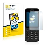 BROTECT Entspiegelungs-Schutzfolie für Microsoft Nokia 215 (2 Stück) Matte Bildschirmschutz-Folie, Anti-Reflex, Anti-Fingerprint