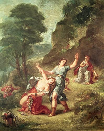 Affiche d'art Delacroix pour décoration murale salon SERENDIPITP