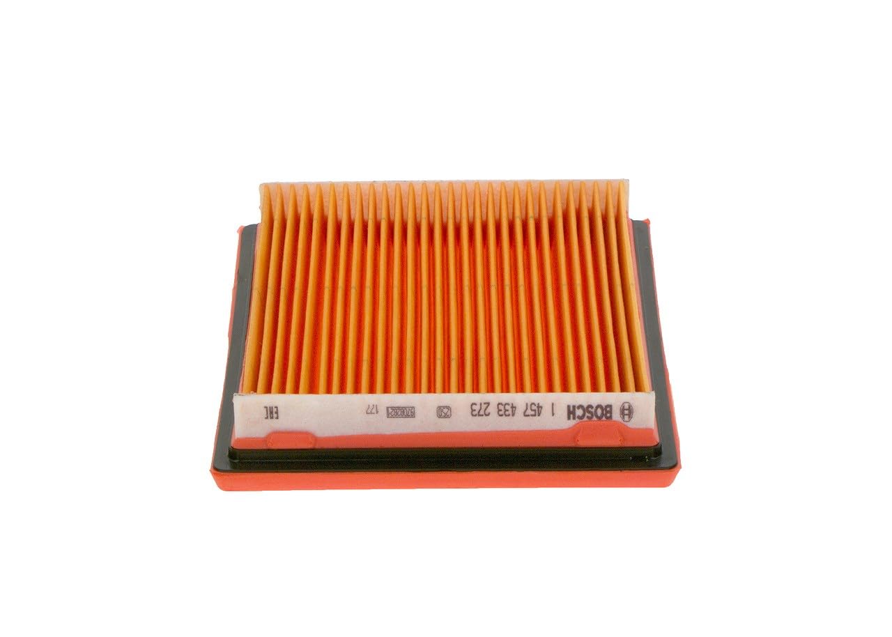 Bosch S3273 Car Air Filter - Separates Particles from the Air Intake - Moisture-resistant plus High Tensile Strength