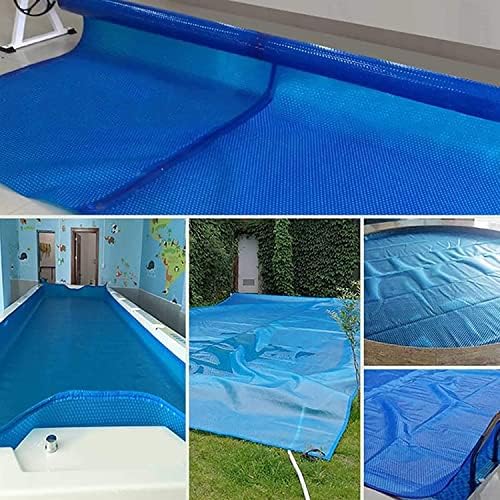 Cubierta de Piscina Solar Manta de Aislamiento térmico de Burbujas de Servicio Pesado con Ojales Anti-evaporación a Prueba de Polvo para bañeras de hidromasaje y spas