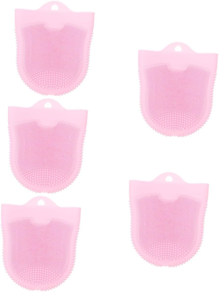 Mipcase 5pcs Silicone Facial Cleansing Brush Wash Tool for Deep Cleaning and Exfoliation Gentle Facial Massage and Pore Cleansing Skin-Friendly Design
