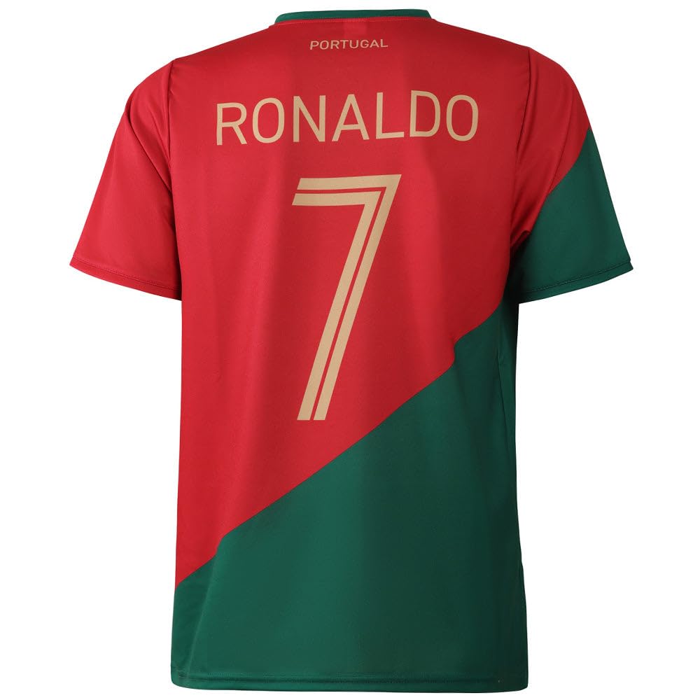 Kingdo Jungen Fußballtrikot T-Shirt (1er Pack)