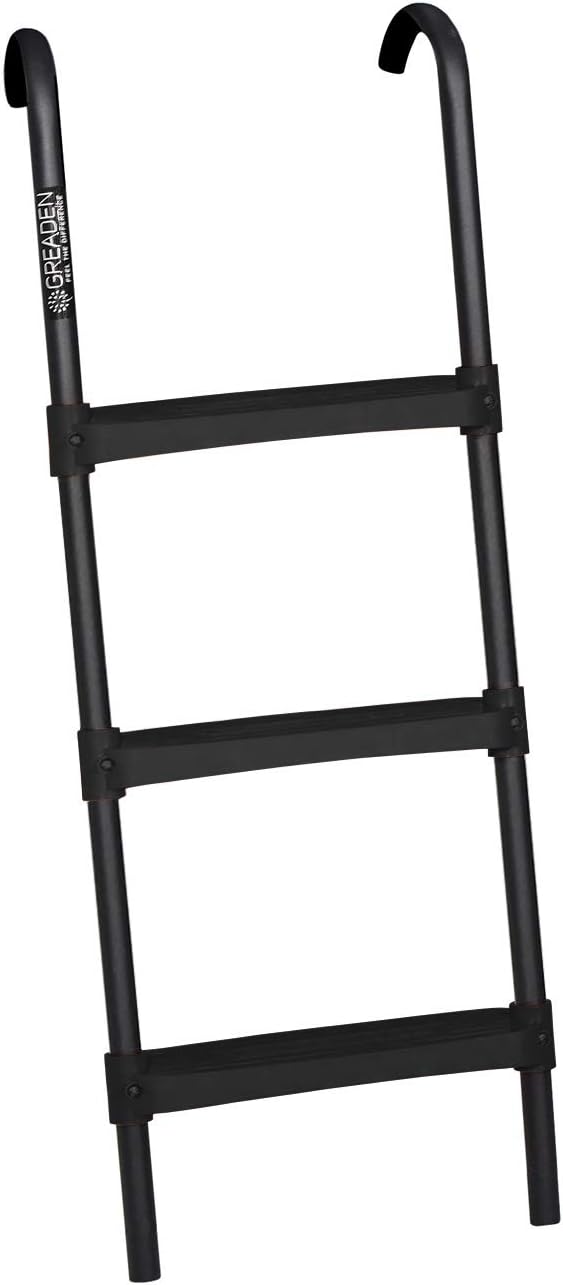 GREADEN Black Plastic Trampoline Ladder – Trampoline Accessories