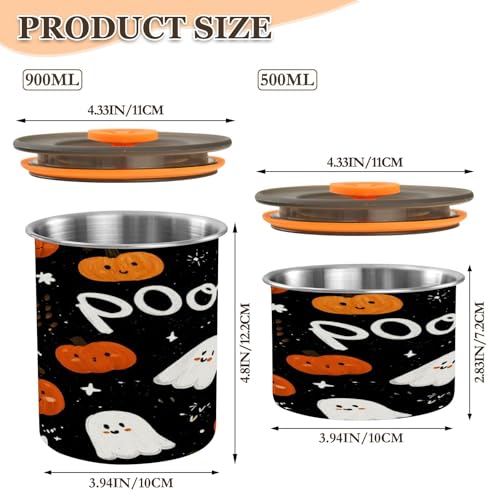 Contenedor para café de acero inoxidable 900ml con tapa miniatura 2