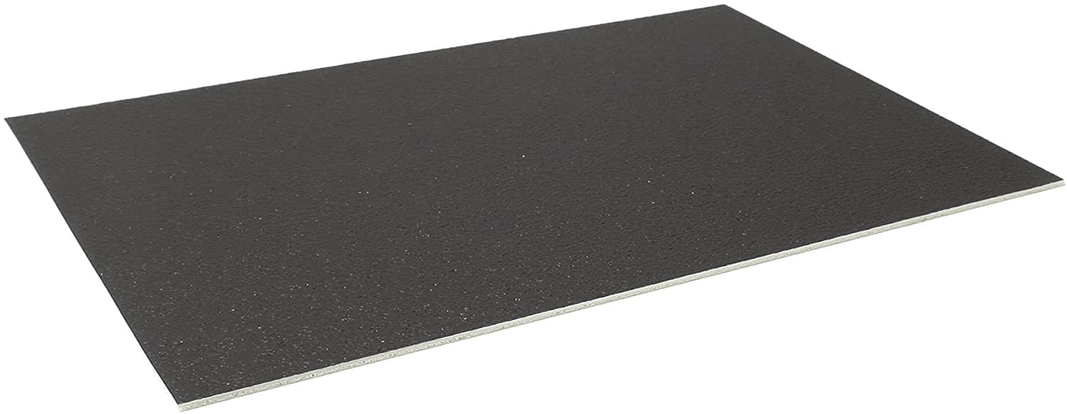 MadeInNature Bodenbelag aus PVC / Teppich für Innenräume/Boden aus rutschfestem Vinyl, klein und groß (Anthrazit, 2 x 1,5 m)