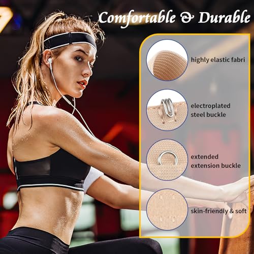 12 PCS Bra Extenders 2 Hook / 3 Hook / 4 Hook, Bra Strap Extender, Bra Extension Strap for Women Plus Size Soft and Comfortable (Black, White, Nude, Beige)3