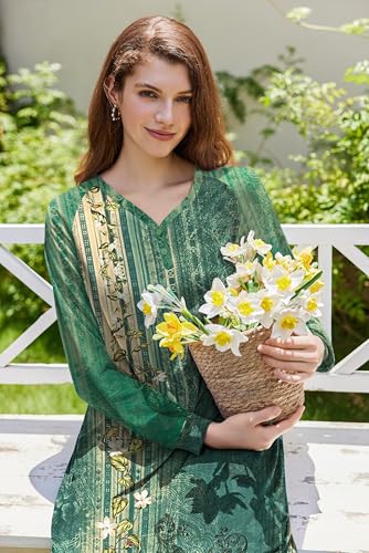 Ekouaer Nightgown Long Sleeve for Women Sleepwear V Neck Loungewear Button Full Length Nightshirt4