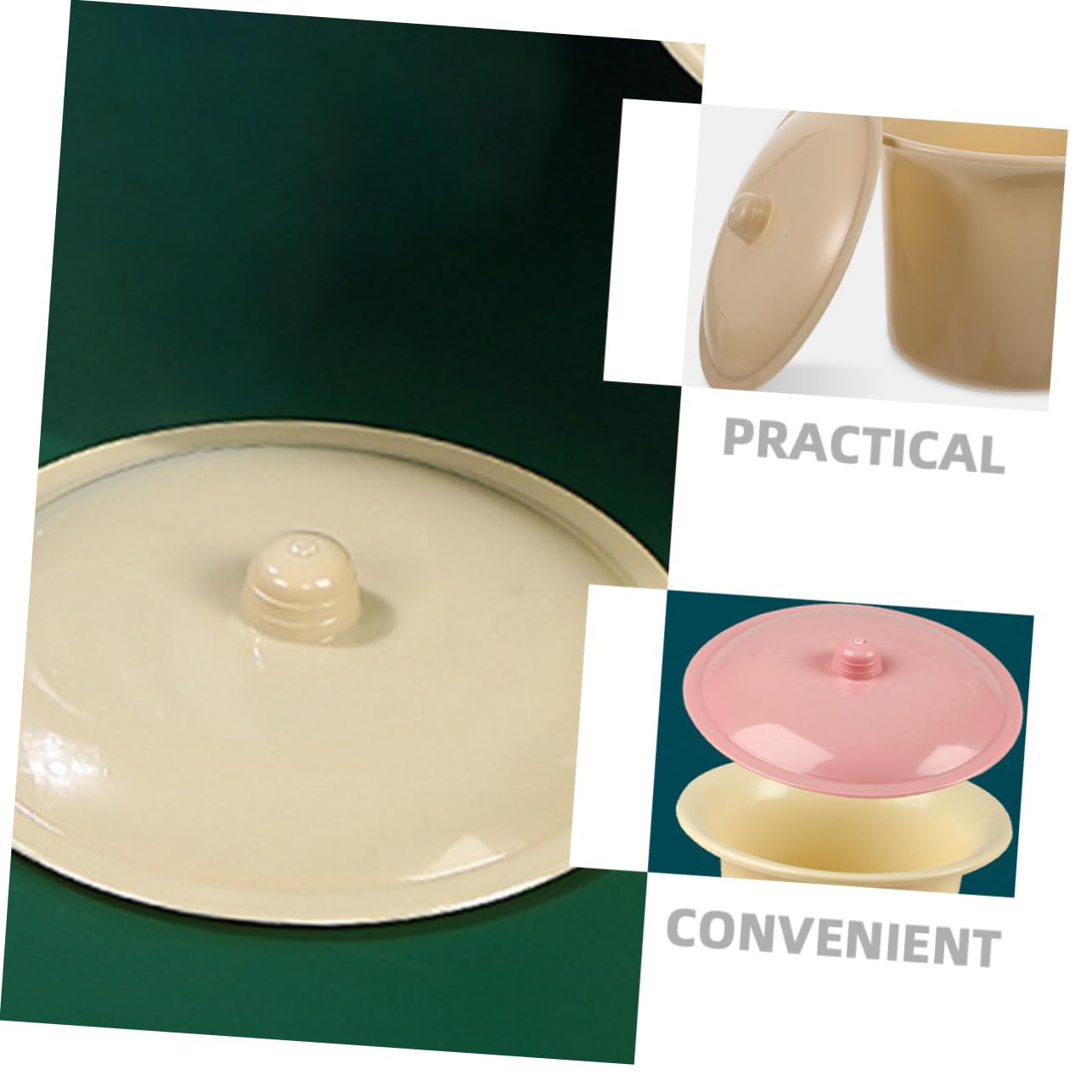 Garneck 15 Pz coperchio del vasino plasil steg Durevole orinatoio portatile per bambini copriwater dei vasi per l'urina parti del coperchio della sputacchiera plastica