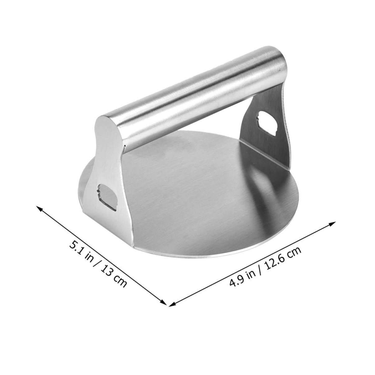 FONDOTIN Burger Press Tool Manual Patty Smasher for Even Cooking Non-Stick Burger Mold for BBQ Material for Home Cooking