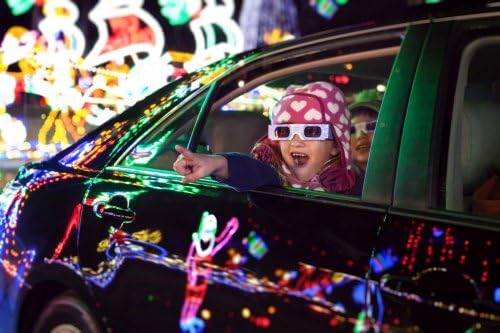 3D Christmas Glasses - 10 Pairs / 10 Turn Christmas Tree & Holiday Lights into Magical Images - Stocking Stuffers - Secret Santa - Office Parties - Fun for The Family image 4
