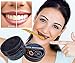 Charcoal Teeth Whitening Powder Natural Organic Activated Charcoal Bamboo Toothpaste with 2 Bamboo Toothbrushes - Freshens Breath, gets Rid of Stains