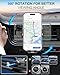 Guceful Wireless Car Charger, Phone Holders for Your Car 15W Fast Charging Auto Clamping, Air Vent Car Phone Mount for iPhone 17 16 15 14 13 Mini Pro Max XR, Samsung Galaxy S25 Ultra S24 S23 S22 S21