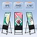 QIXZOCV 32 Inch Digital Signage Display, Portable LCD Digital Kiosk, Advertising Display Poster, Android Kiosk with Auto Media Player, HDMI/USB