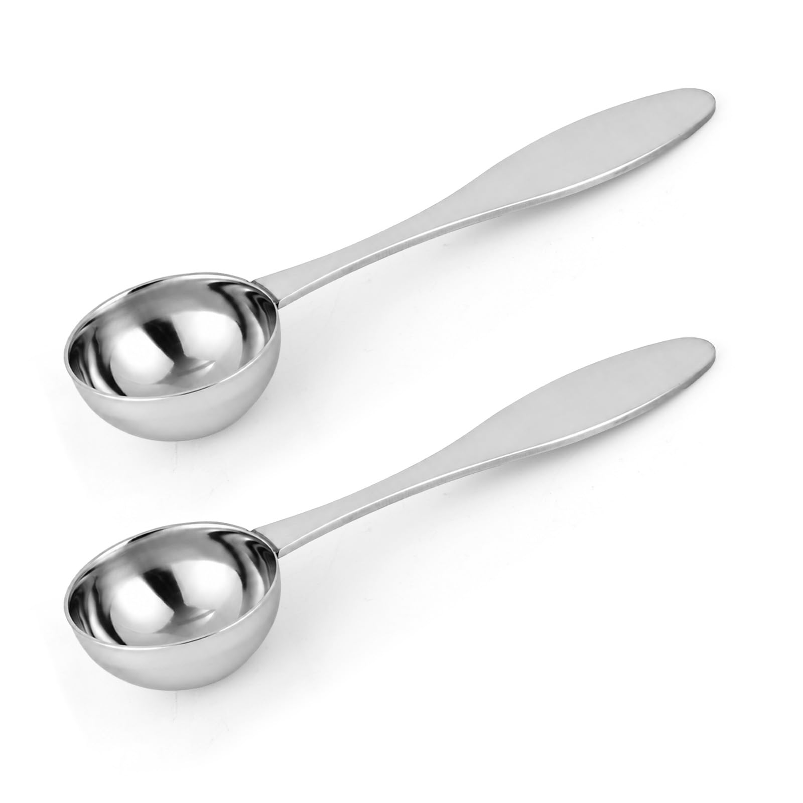 2pcs 8g Matcha Spoons, Stainless Steel Matcha Measuring Tool | Easy to Clean & Dishwasher Safe Measuring Scoops Kitchen Gadget for Matcha Coffee and Baking