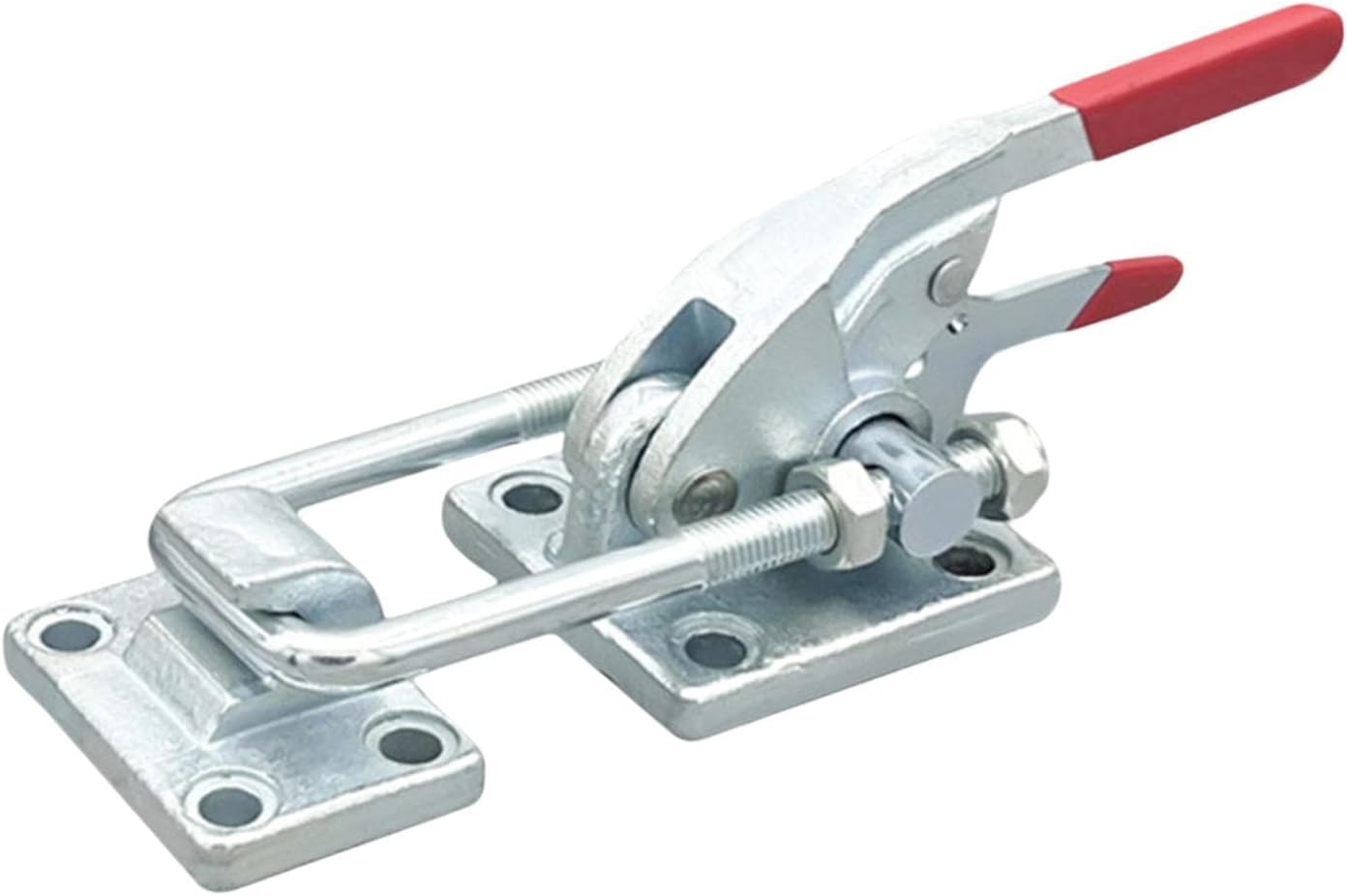 Heavy Duty Large Toggle Clamp Latch Tire Carrier Latch Self Lock U Bolt Adjustable, Galvanized Iron