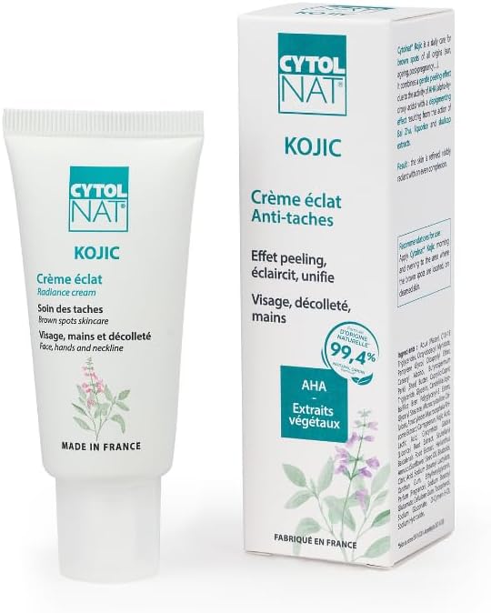 Kojic - Anti-Spot Radiance Cream - Brightens, Evens, Restores Radiance, Anti-Spot - Sensitive Skin - Face, Neck, Hands - Natural Formula - 30 ml