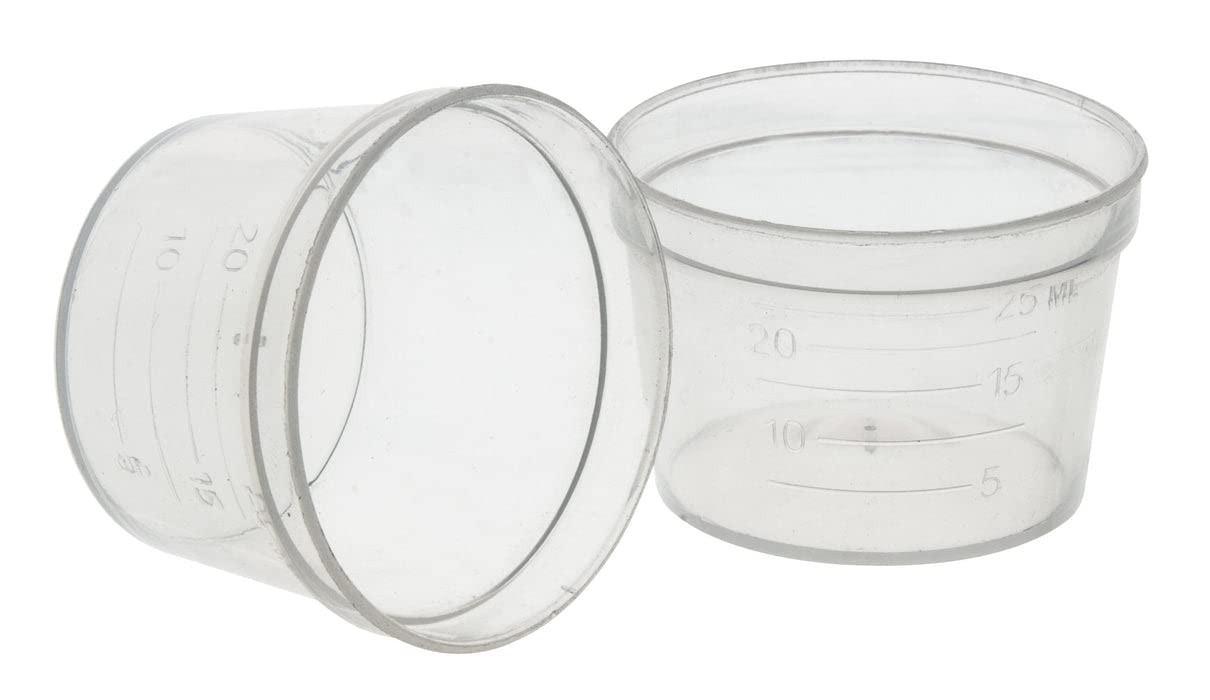 Mowell Medicine Cup Premium 25ml pack of 5pcs (B09T3TZCG2) Amazon Price History, Amazon Price Tracker