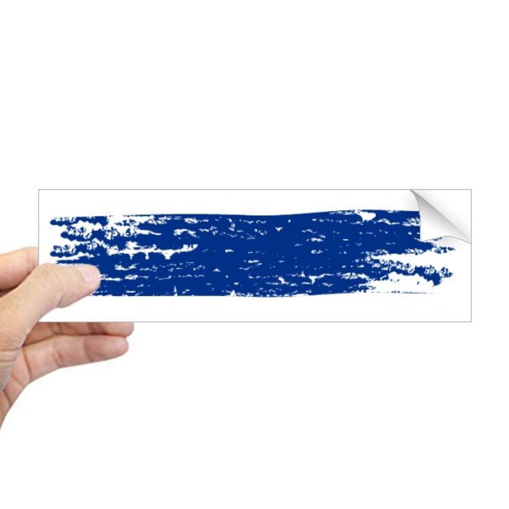 Sticker rectangulaire drapeau Thaïlande effet aquarelle unique pour vitre DIYthinker