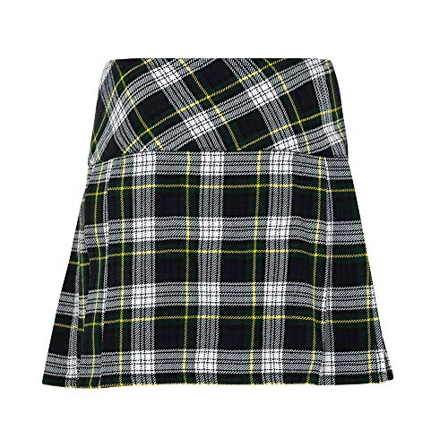 Womens 16.5 in Plaid Tartan Mini Kilt Skirt Dress Gordon 18 US2