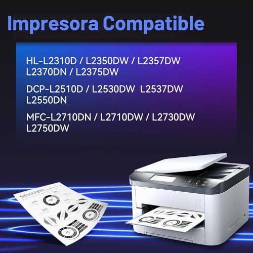 Miniatura 2 de Ziprint Tn2420 Tn-2420 Tn-2410 Tn2410 Toner Para Brother Dcp-L2530dw Toner Brother Dcpl2510d Brother Mfc L2710dw Toner Brother Mfc-L2710dn Hl-L2350dw Hl-L2310d Dcp-L2530dw Mfc-L2750dw 2 Negro