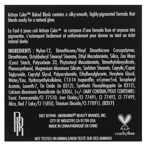 Black Radiance Artisan Color Baked Blush 8305 Warm Berry, .1 oz