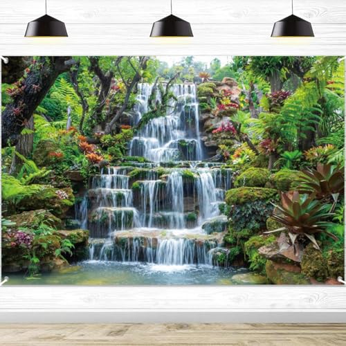 Fondo fotográfico tropical 9x6ft de tela miniatura 5