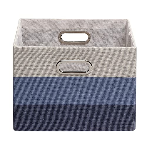 Lambs & Ivy Blue Ombre Foldable/Collapsible Storage Bin/Basket #TOP1
