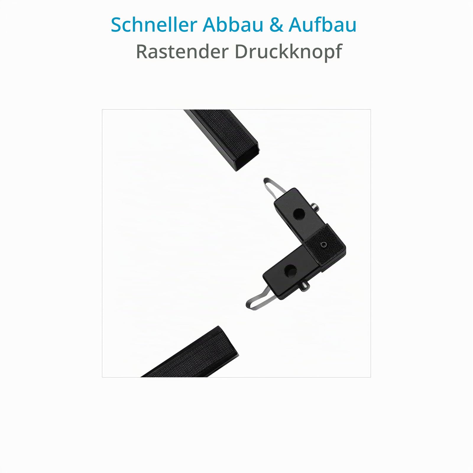 Proaim Framax 4' × 4' Scrim-Rahmen-Set für Foto- & Videoproduktion | 4' × 4' Scrim-Rahmen mit Aluminiumrohren und Eckverbindern für Diffusion, Reflexion und Lichtkontrolle