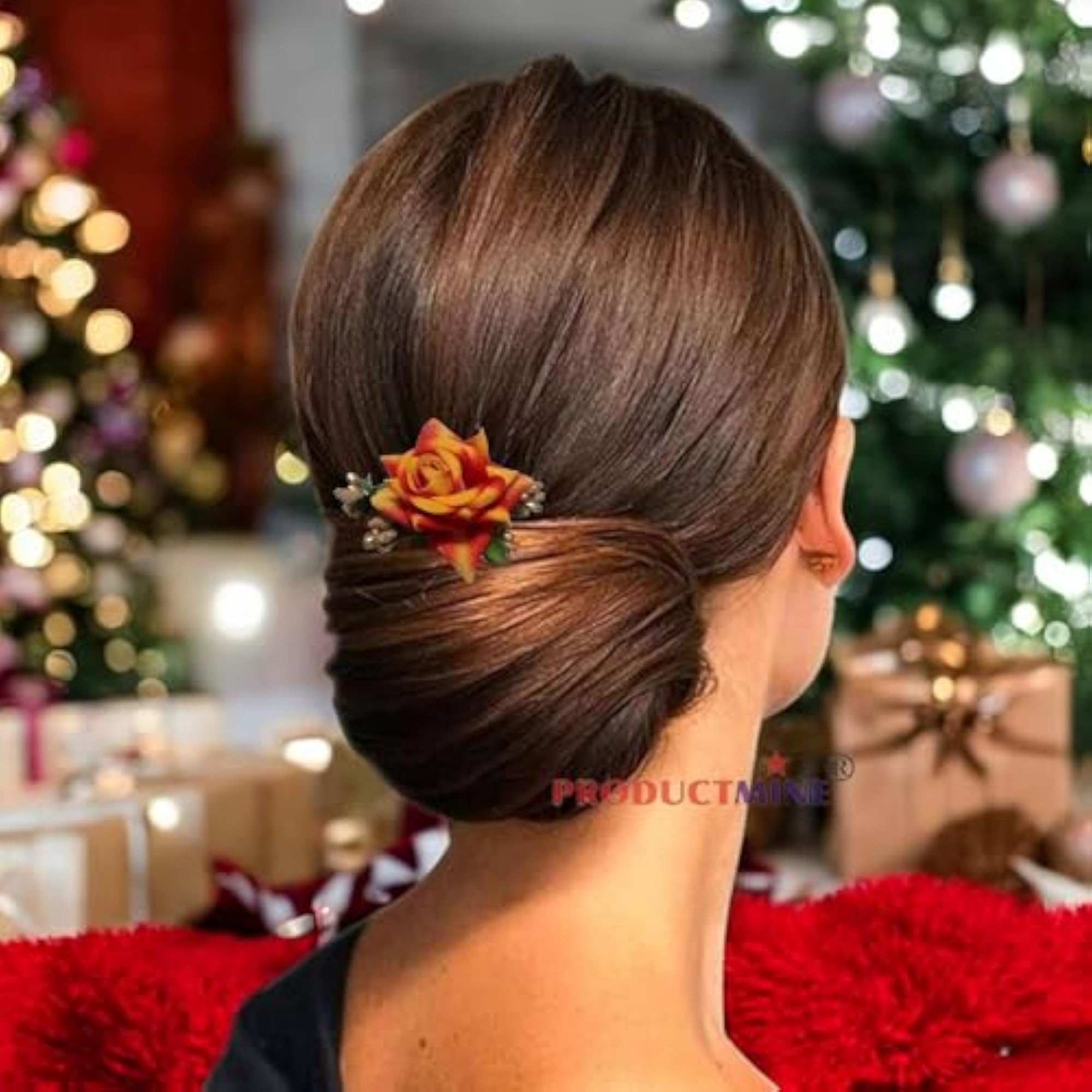 Floral Hair Comb for Women and Girls