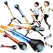 DULONIME Rocket Launcher for Kids, Outdoor Toys with 8 LED Rockets, Launch Up to 100+ Feet, Gifts for 3 4 5 6 7 8-12 Year Old Boy Birthday, Rockets for Kids Age 4-8