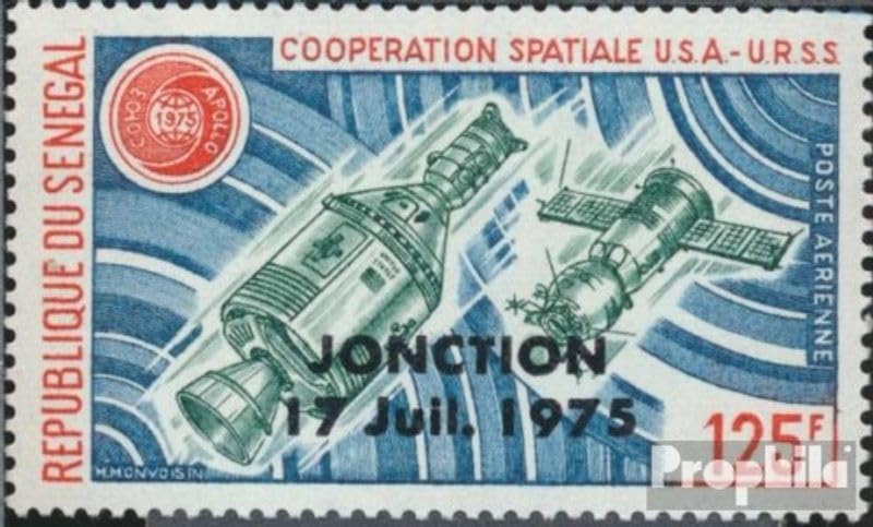 Prophila Collection Senegal 575 (kompl.Ausg.) postfrisch ** MNH 1975 Raumfahrtunternehmen (Briefmarken für Sammler) Weltraum