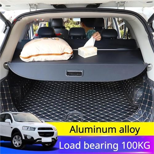 Cache-bagages pour Chevy Captiva protecteur rétractable anti-regards