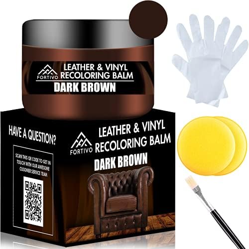Dark Brown Leather Recoloring Balm