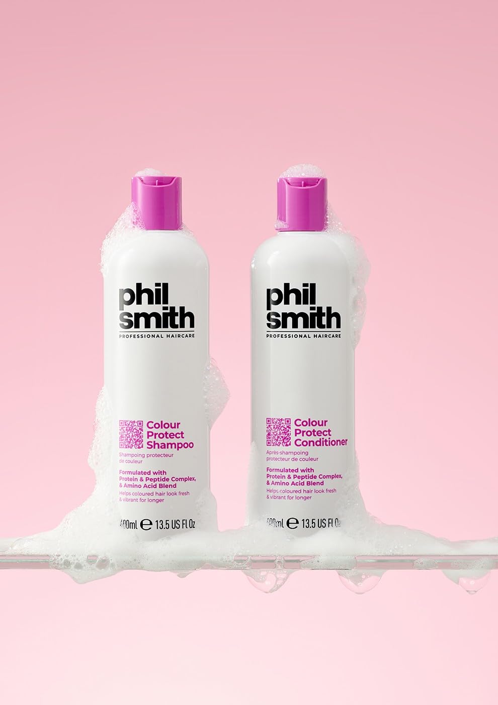Phil Smith Professional Colour Protect Shampoo, Colour Safe Shampoo for Colour Treated Hair Protects Vibrancy - Image 3
