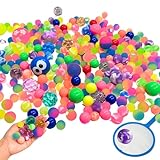 【嬉しい 縁日 用品】 スーパーボール バリューパック すくい用 300入 セット 景品 〔 祭り/イベント/子供会/露天/縁日 〕 子ども向け カラフル 多サイズ ミックス 【K-Bright感謝のカード】 [並行輸入品]