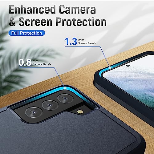 Image of for Samsung Galaxy S21 Case with HD Screen Protector, Blue