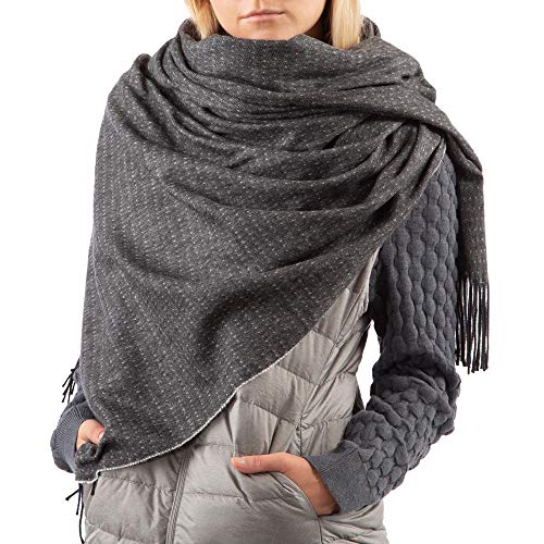 isotoner Women's Large Blanket Cold Weather Soft and Warm Travel Scarf3