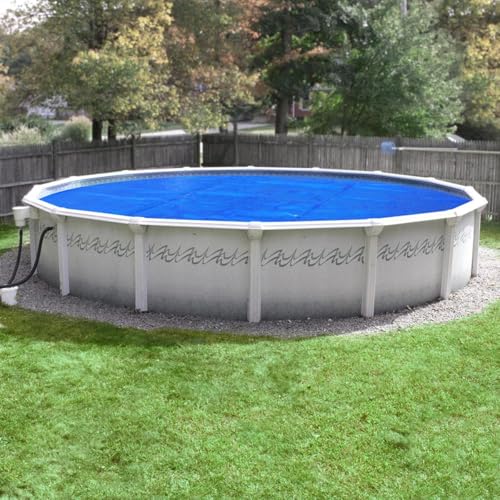 Cobertura solar azul/plata para piscina 18 pies miniatura 2