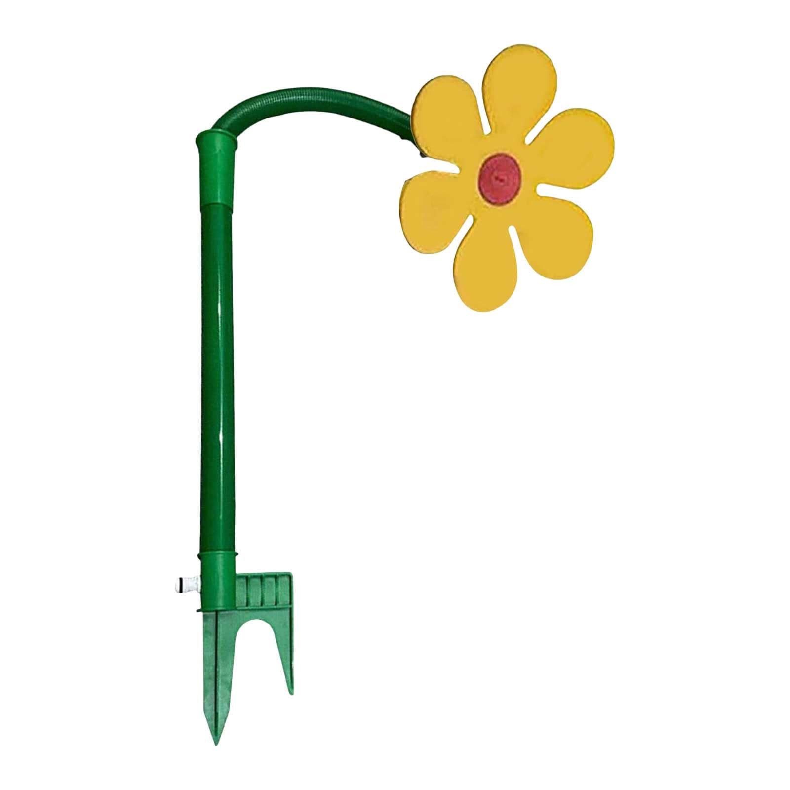 Crazy Daisy Sprinkler - Sprinkler a margherite danza, irrigatore rotante a 360° con fattore di divertimento per giardino, sistema di irrigazione per prato da giardino, fiori d'acqua per giardino e