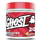 Ghost Legend V3 Pre-Workout Powder, Sonic Cherry Limeade- 30 Servings - Pre-Workout for Men & Women with Caffeine, L-Citrulline, & Beta Alanine for Energy & Focus - Free of Soy, Sugar & Gluten, Vegan