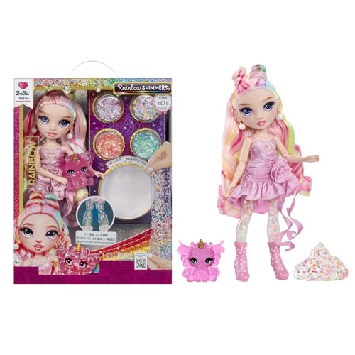 Rainbow High Bella Muñeca de Moda con Slime Rosa 11” miniatura 1