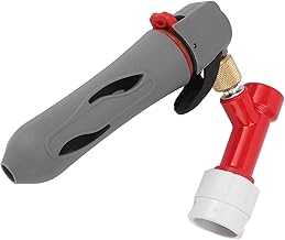 UPQRSG Handheld CO2 Inlet Valve with Connector, Plastic CO2 Intake Valve, Leak Proof Beer Keg Tank Inflatable Intake Valve for Household Use