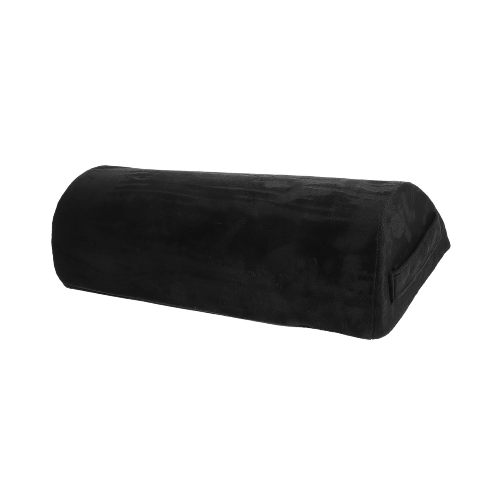Poggiapiedi in Memory Foam Rettangolare Nero per Gaming e Casa | Coprisedile Sfoderabile e Lavabile, Base Antiscivolo, Design Portatile con Maniglia