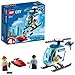 LEGO 60275 City Polizeihubschrauber, Hubschrauber Spielzeug für Jungen und Mädchen ab 4 Jahren mit Minifiguren von Polizisten und Ganovin