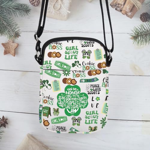 Image of POFULL Cookie Boss Crossbody Bag Girl Troop Leader Gift Cookie Lover Gift