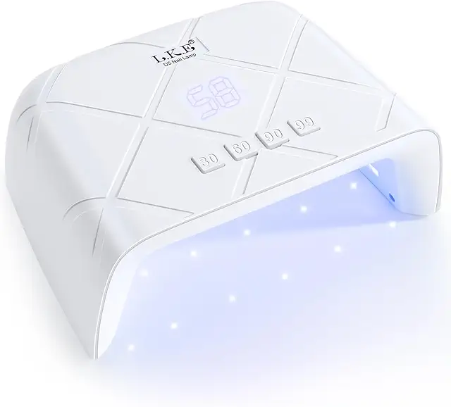72W LED UV Nail Lamp with Auto Sensor & 4 Timers - Professional Nail Dryer